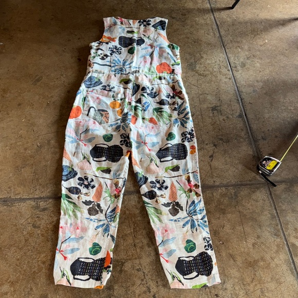 Gorman linen Green Fingers Floral Print Jumpsuit size 4 - Picture 9 of 9